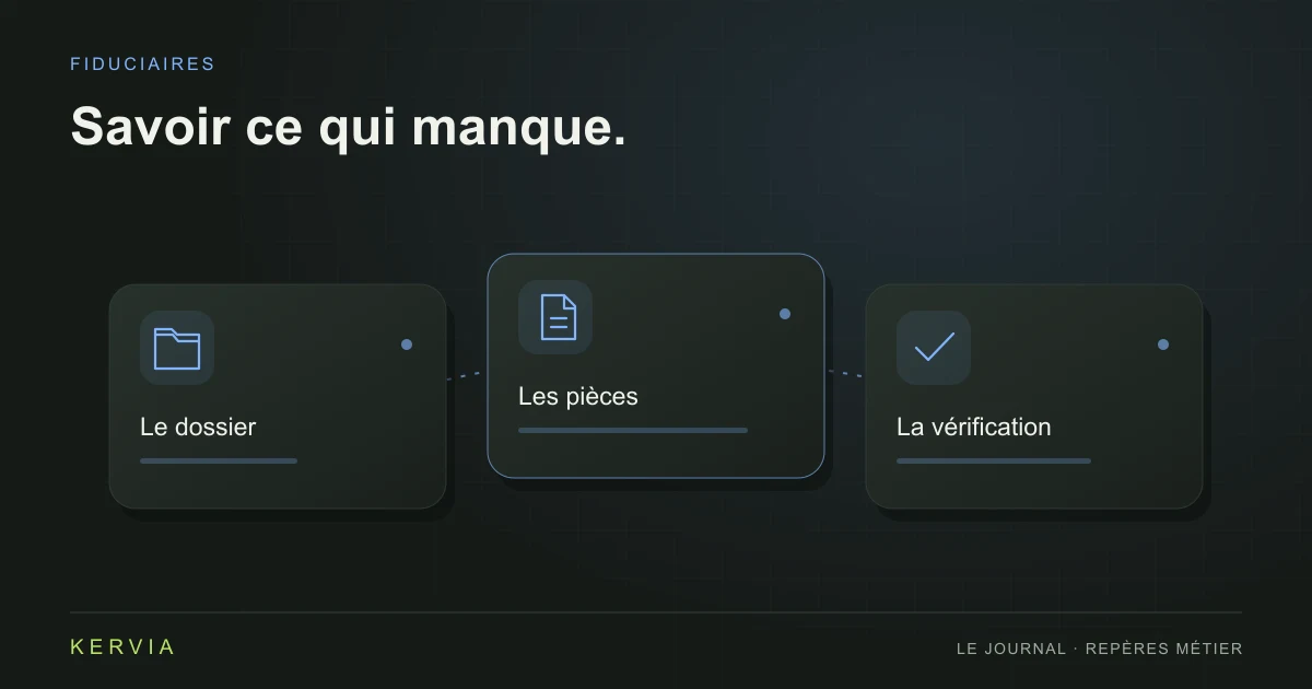 Illustration éditoriale : Fiduciaire : rendre les pièces manquantes visibles